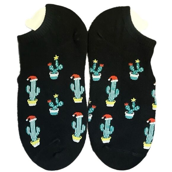 Holiday 5-Pack No-Show Socks NWOT - Picture 9 of 13